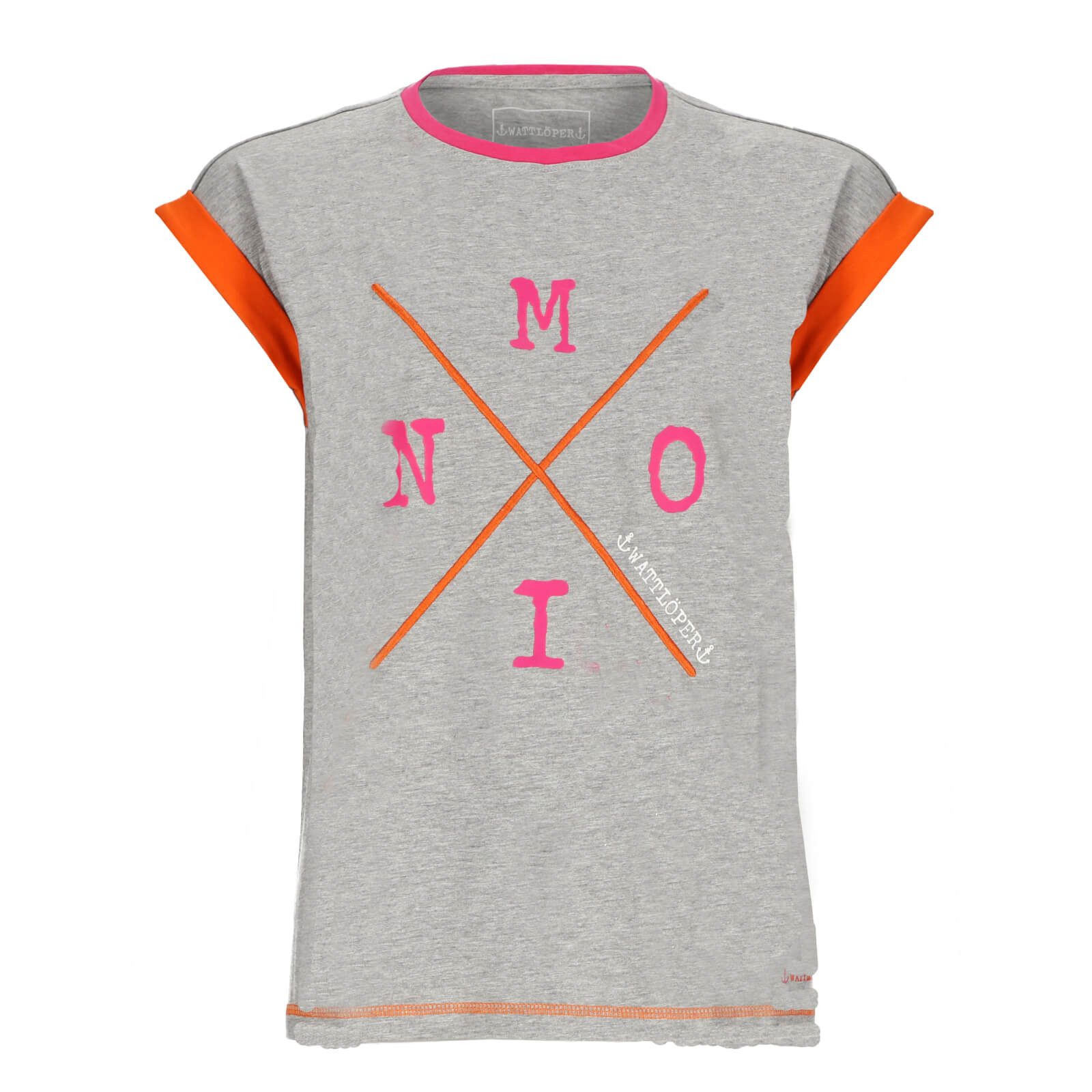 Wattlöper T-Shirt Damen Kurzarm-Shirt mit Schriftzug günstig online kaufen