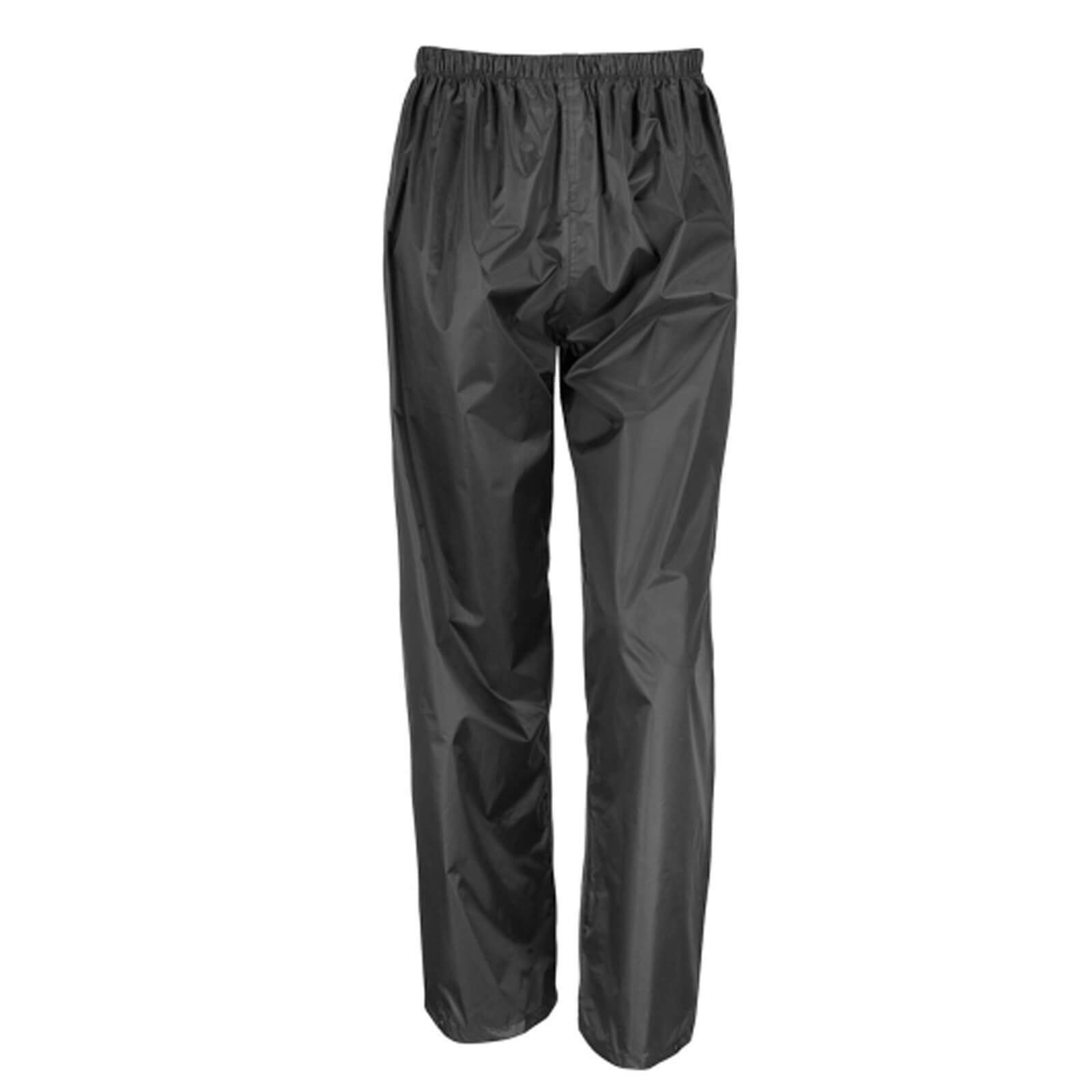 - Regenhose unifarben für Regenbundhose Regenhose Unisex tomBrook Leichte Erwachsene schwarz