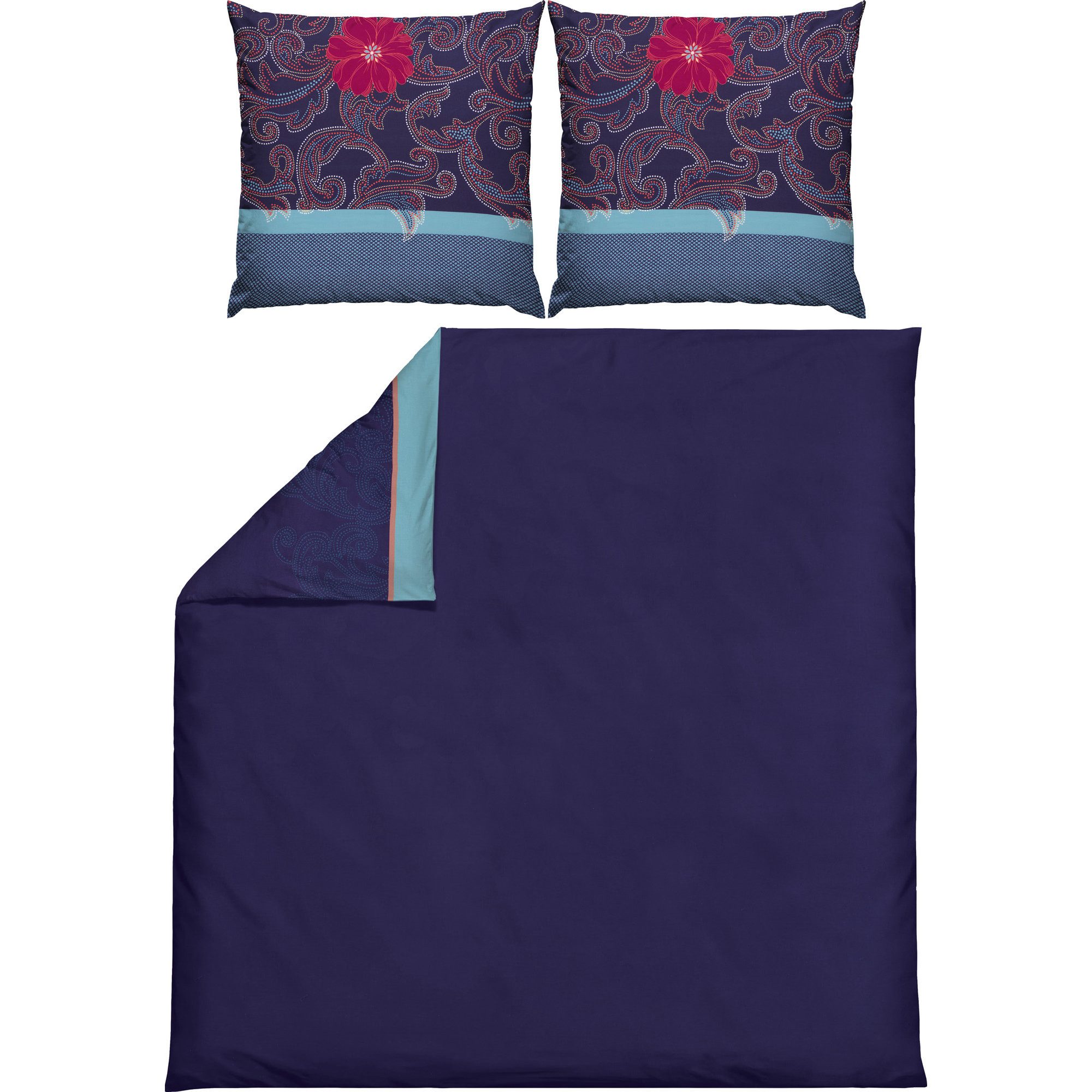 REDBEST Bettwäsche Wendebettwäsche, Mako-Satin, Satin Paisley günstig online kaufen