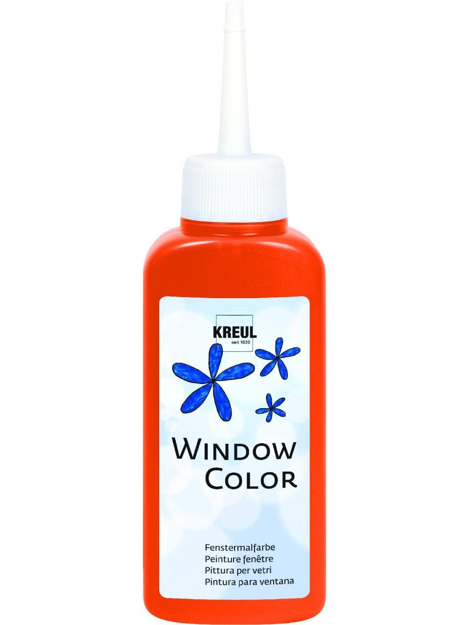 Bastelfarbe Kreul Window Color orange 80 ml