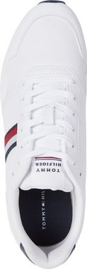 Tommy Hilfiger CORE LO RUNNER PU LTH Sneaker mit seitlichen Streifen, Freizeitschuh, Halbschuh, Schnürschuh