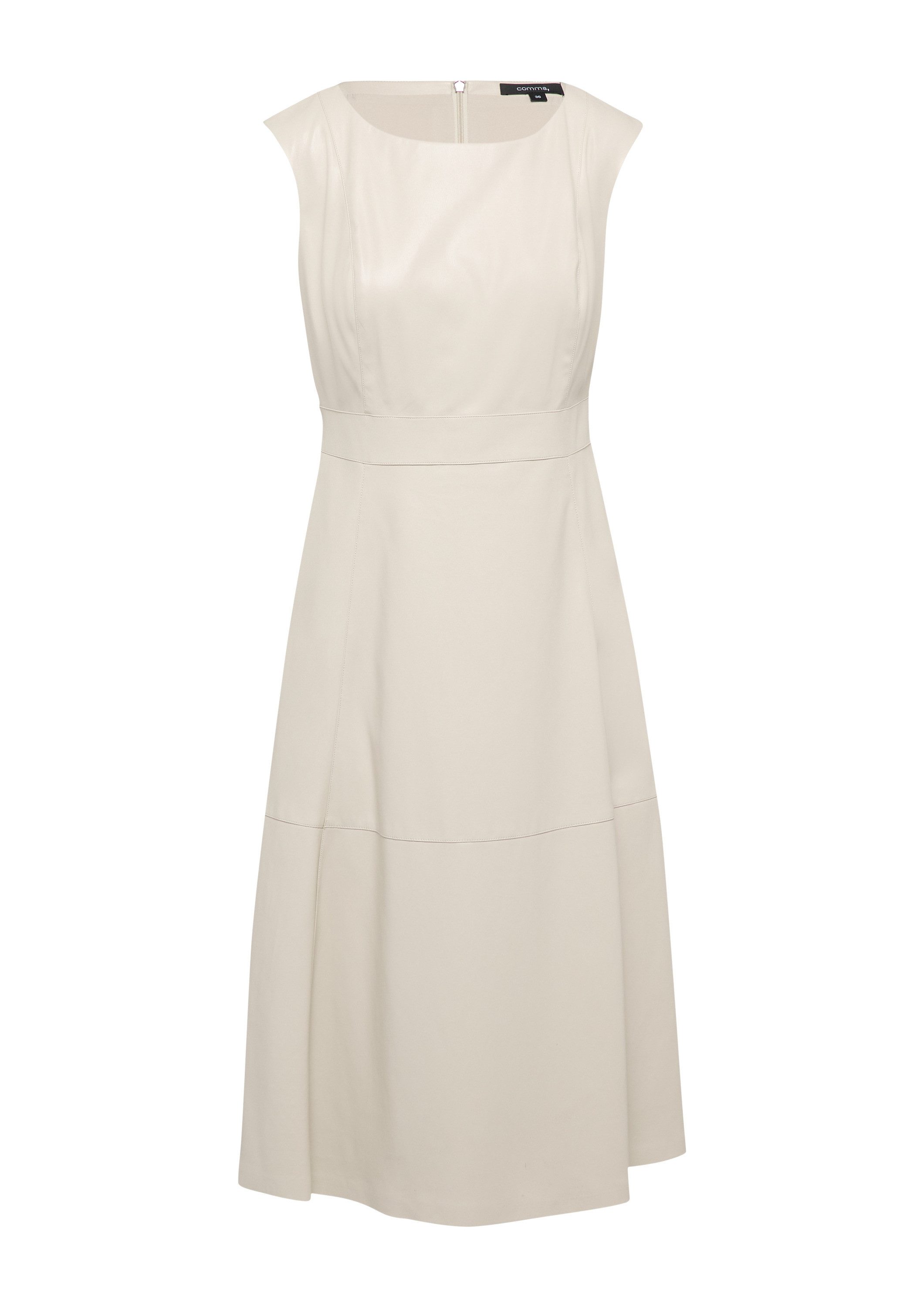 comma Midikleid Kleid Midi-Kleid in Lederoptik günstig online kaufen