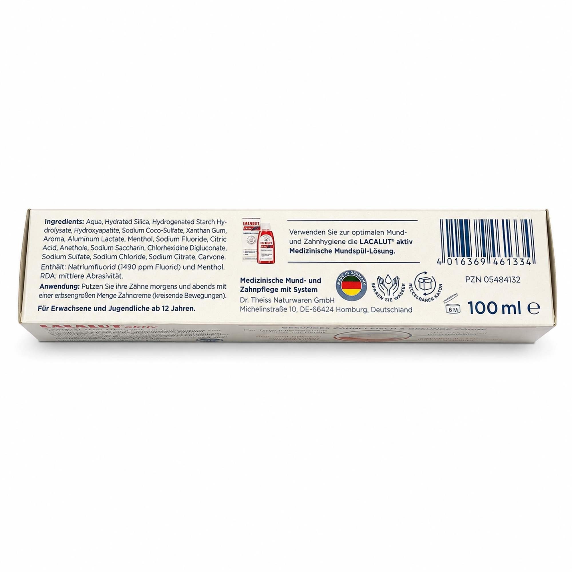 Dr. Theiss Naturwaren GmbH Zahnpasta LACALUT aktiv Zahncreme