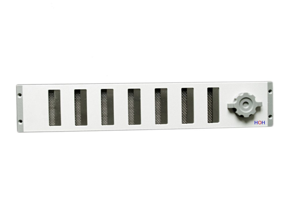 Häusler Onlinehandel GmbH Lüftungsgitter Lüftungsgitter LG 5009 SW Schiebegitter Alu Weiß PVD 500 x 90 mm, mit Fliegengitter