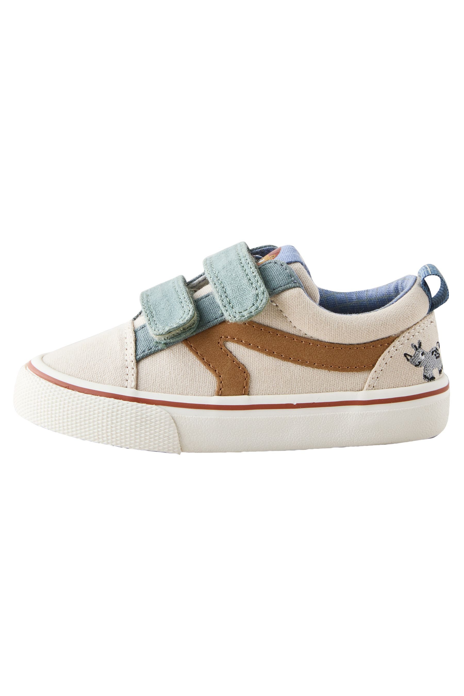 Skatersneaker mit Klettverschluss weite Passform Klettschuh