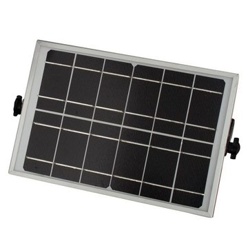 Eurotrail Tischleuchte Camping-Solarpanel 25,5x16x10 cm Schwarz