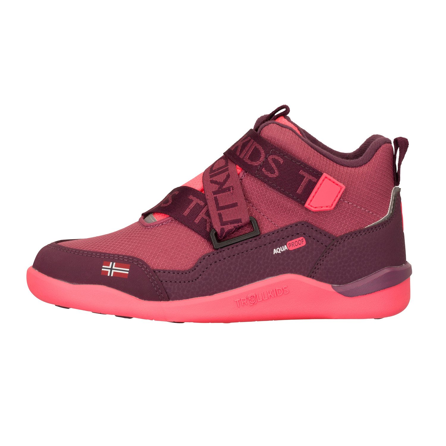 TROLLKIDS KIDS NORDFJORD BAREFOOT WINTER HIKER Barfußschuh wasserdicht, warmes Fleecefutter