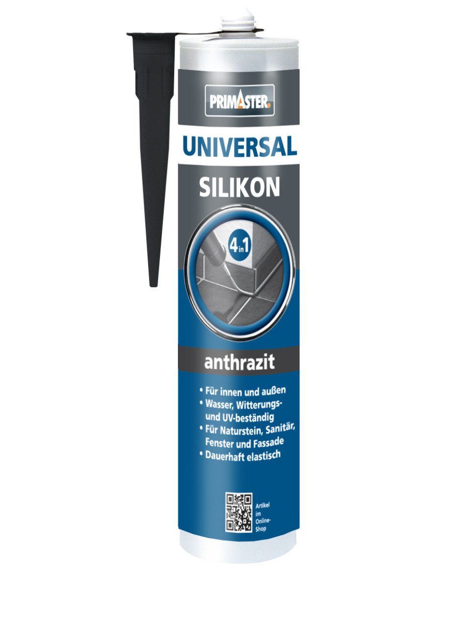 Primaster Silikon Primaster Universal Silikon 4 in1 anthrazit 300 ml