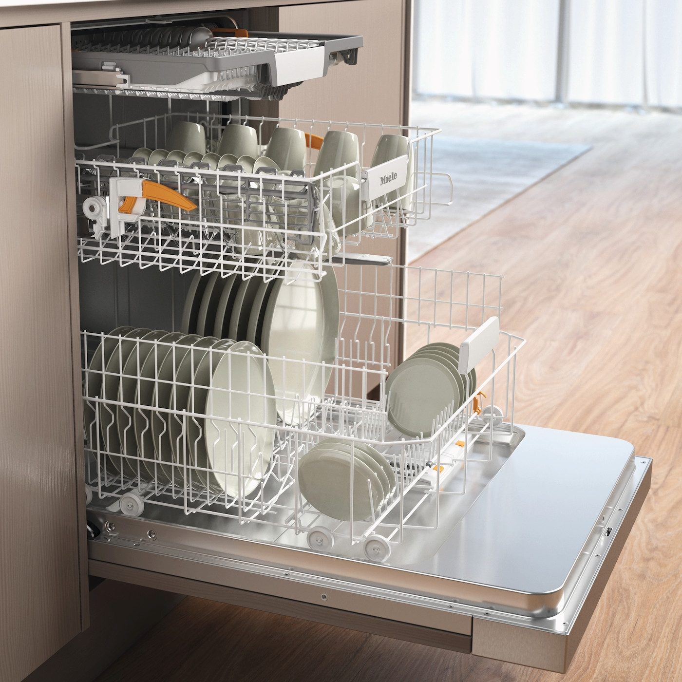 Miele teilintegrierbarer Geschirrspüler XXL G 5817 SCi XXL Active Plus, 14 Maßgedecke