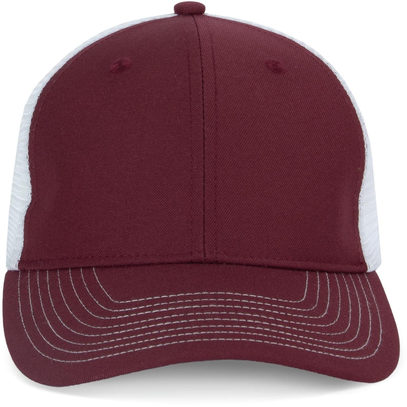 K-UP Trucker Cap 6 Panel Trucker mit kontrastfarbenen Nähten