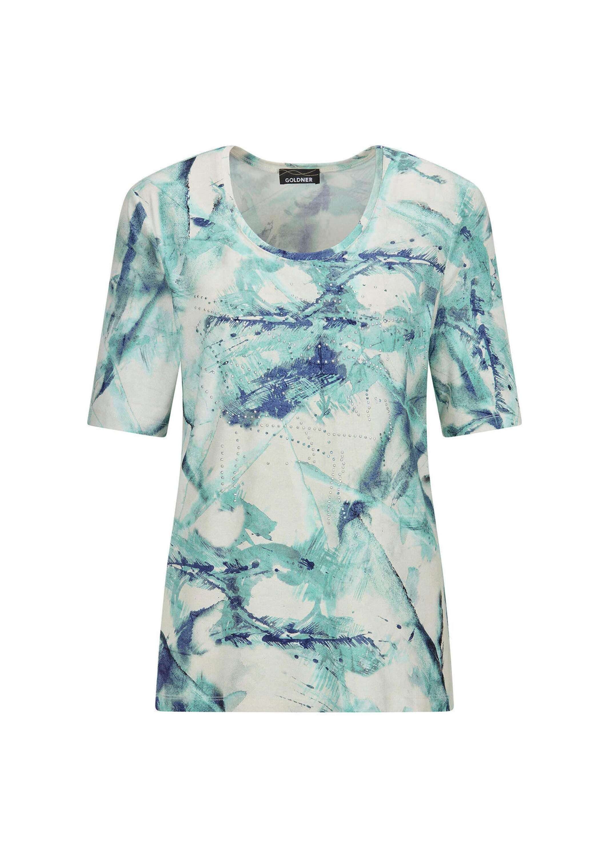 Print-Shirt Cityshirt mit Glitzersteinen