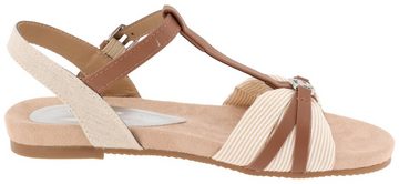 TOM TAILOR Rahel Riemchensandale, Sommerschuh, Sandalette, Blockabsatz, mit verstellbarer Schnalle