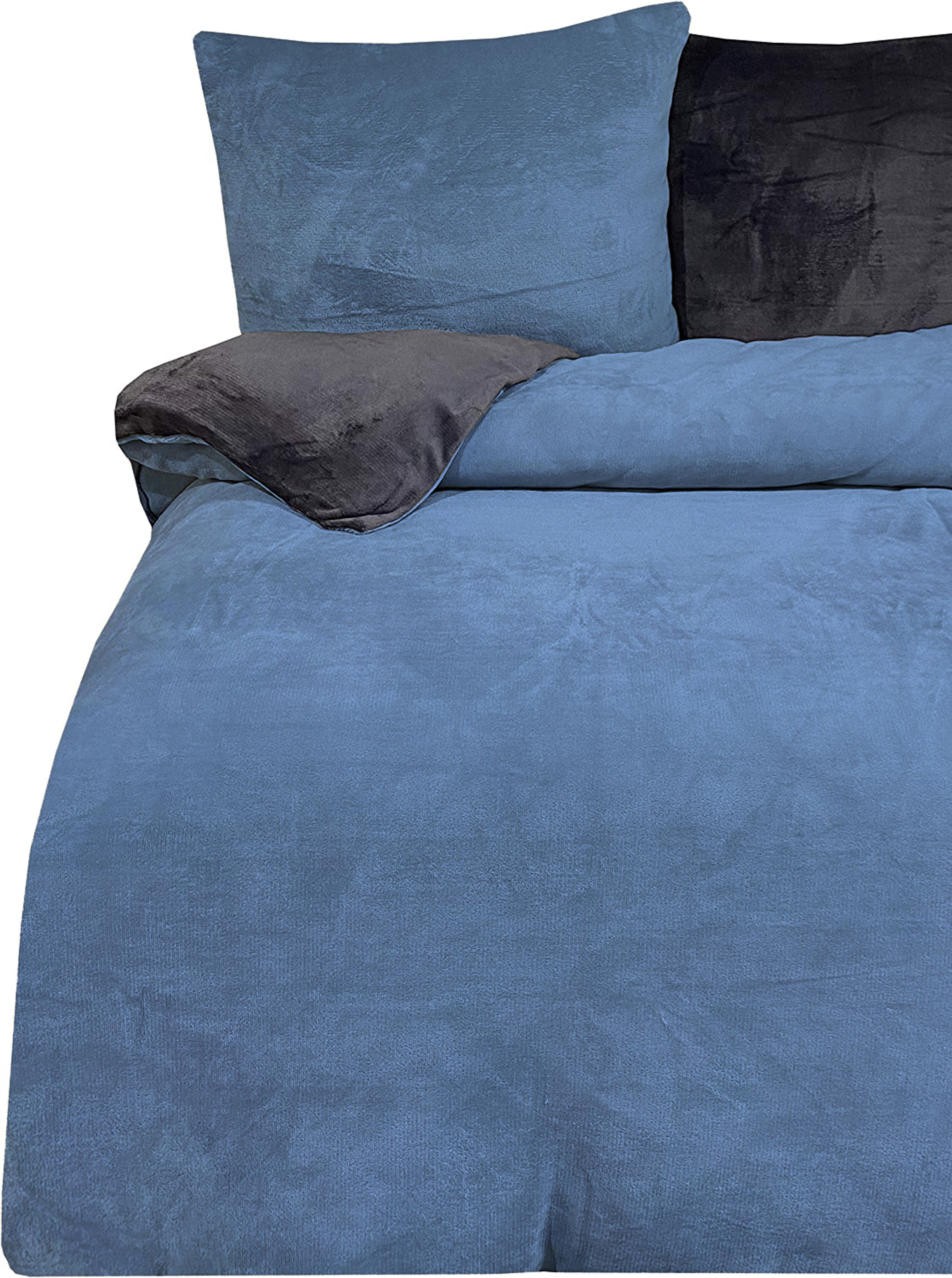 One Home Bettwäsche Winter Cashmere Touch, Fleece, 4 teilig, flauschig warm günstig online kaufen
