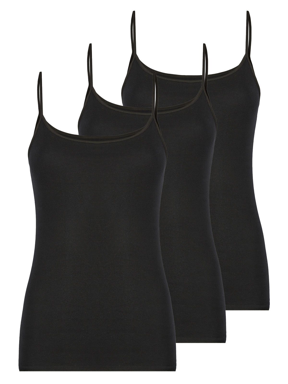 Achseltop Damen Trägerhemd Fine Cotton