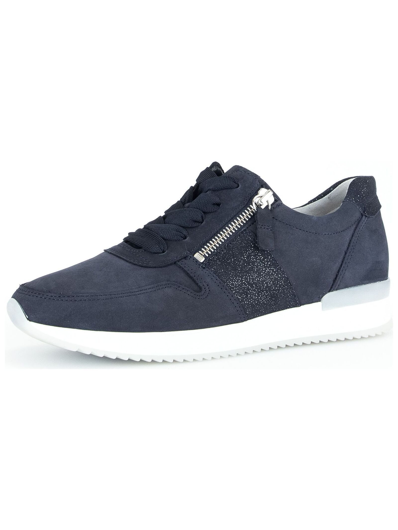 Sneaker Nubukleder/Textil Sneaker