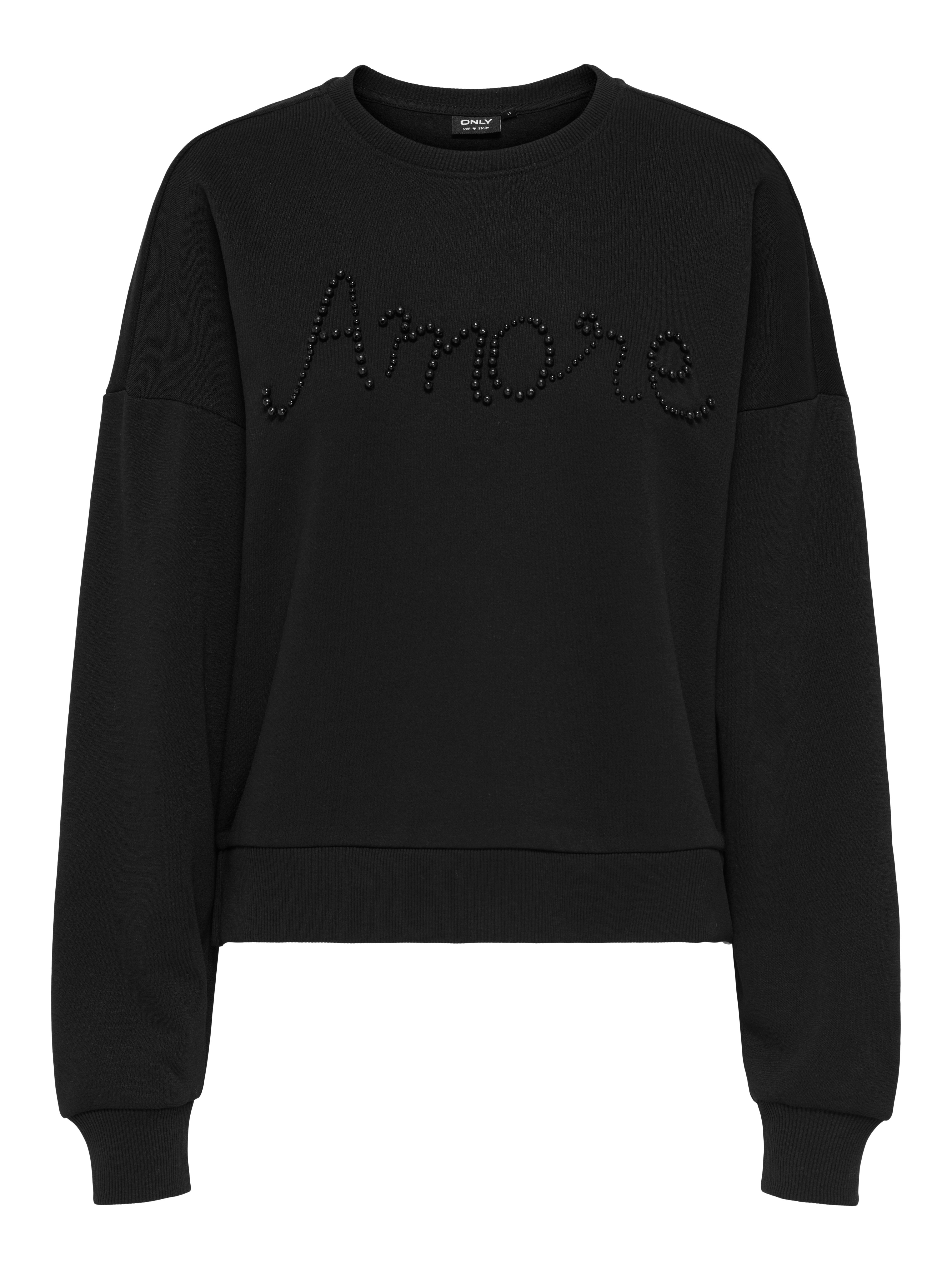 ONLY Sweatshirt ONLJENNA L/S O-NECK EMB. günstig online kaufen