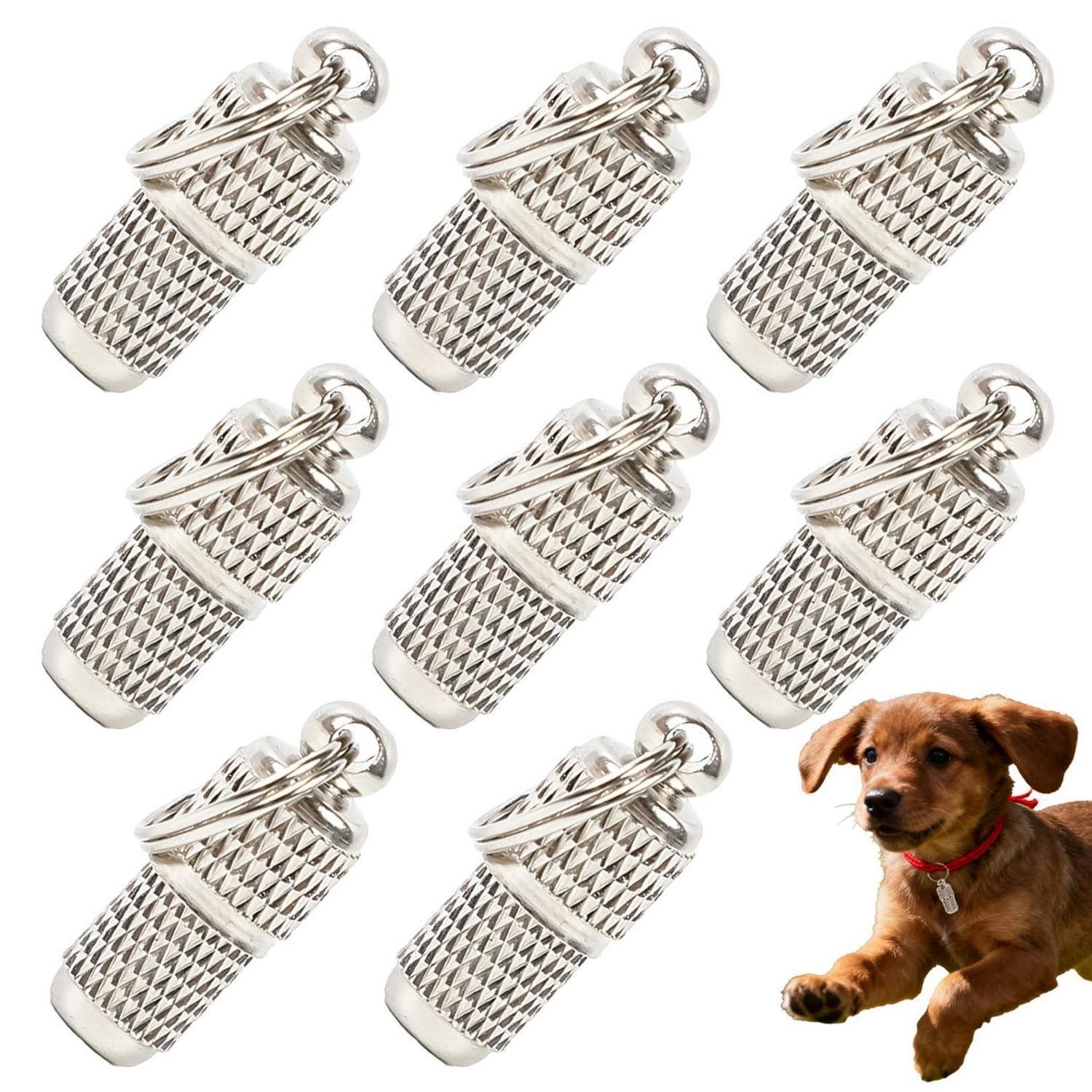 LuxusKollektion Dog Tag Anhänger 8x Hundemarke Katzenanhänger personalisiert Wasserdicht