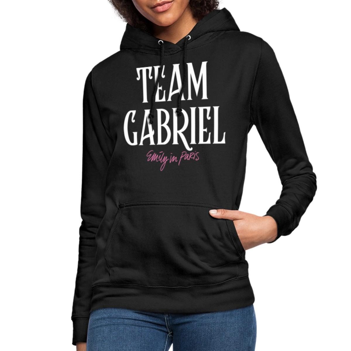 Spreadshirt Hoodie Emily In Paris Team Gabriel Damen Hoodie (1-tlg)