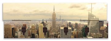 Artland Garderobenleiste Skyline Manhattan - New York, teilmontiert