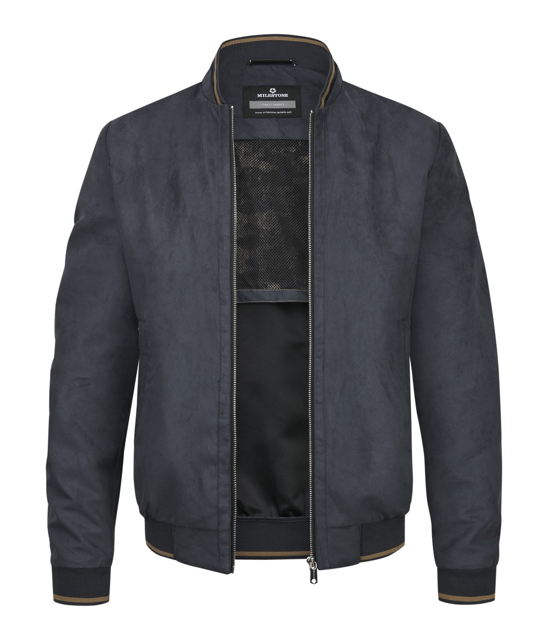 Milestone Blouson MSMichigan in Velours-Optik atmungsaktiv günstig online kaufen