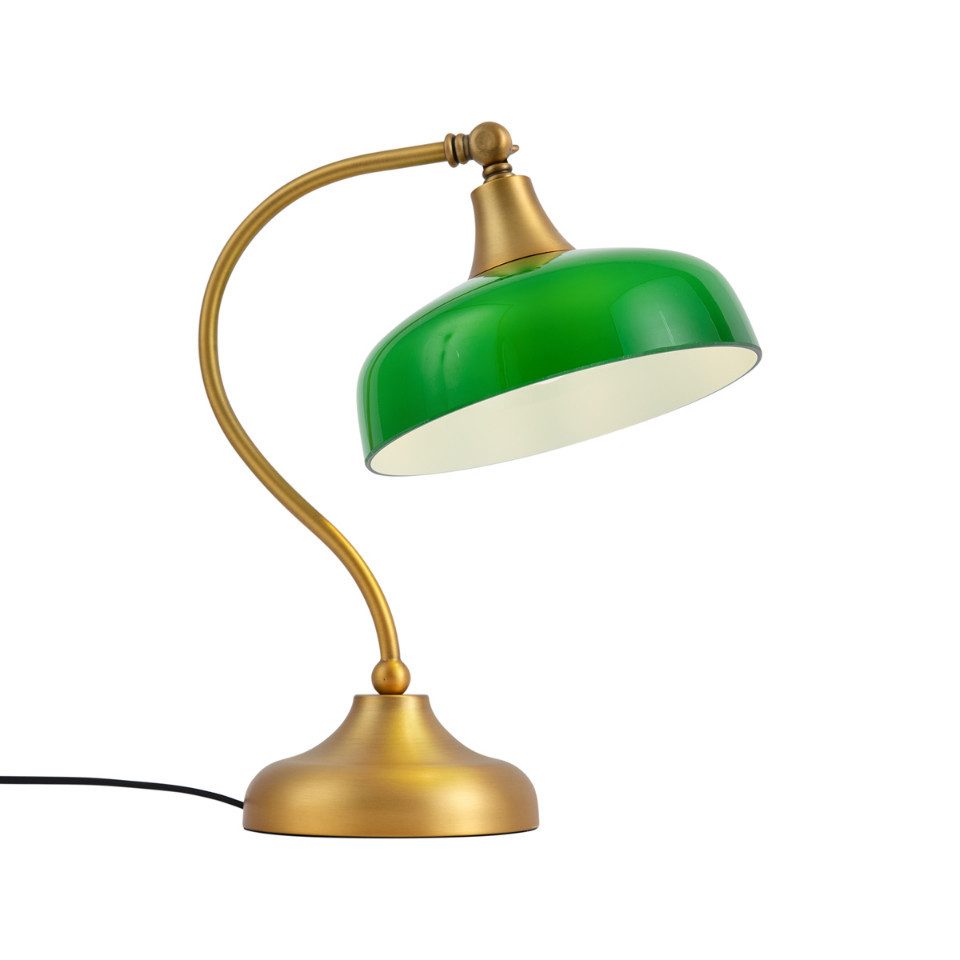 Qazqa Tischleuchte Clerk, ohne Leuchtmittel, E14, Bronze, Klassisch / Antik, Stahl, 1-flammig