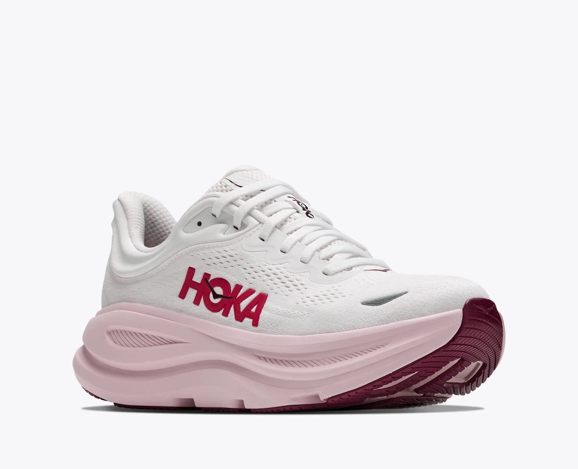 Hoka One One BONDI 9 Laufschuh atmungsaktives Mesh-Obermaterial, Laufsohle aus Gummi und EVA