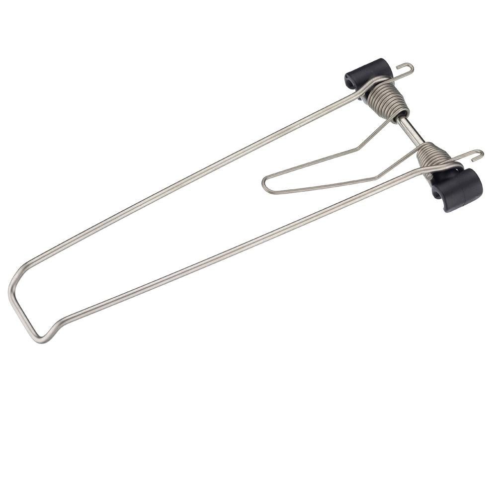 racktime Fahrrad-Gepäckträger Racktime Federklappe CLAMP IT Edelstahl 10mm Clip / 70mm Breite