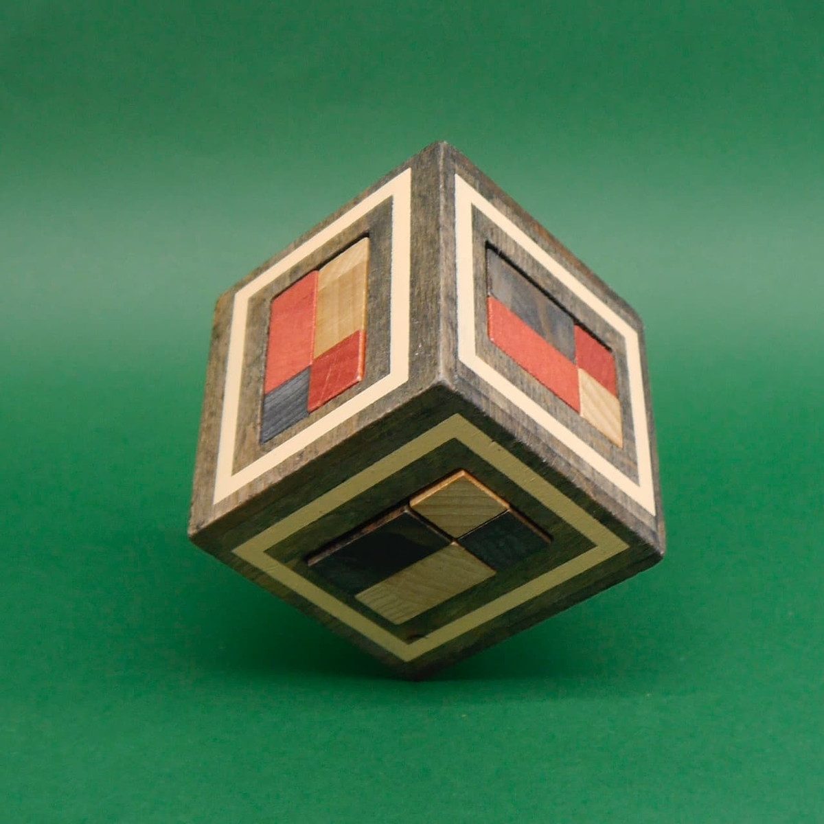 Philos Spiel KONGMING FRAME - schönes Holzpuzzle, Knobelspiel, Holzpuzzle