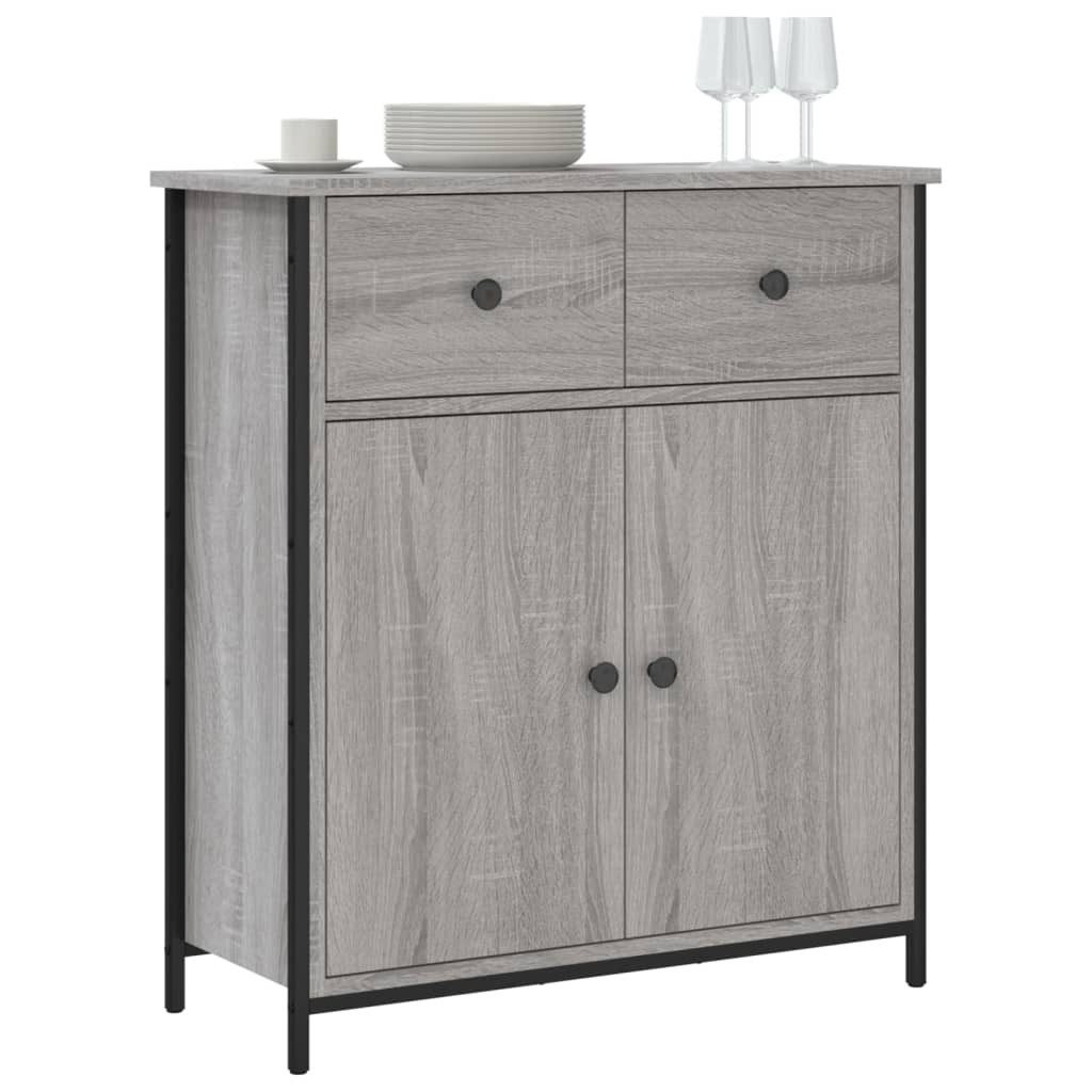 vidaXL Sideboard Sideboard Grau Sonoma 70x30x80 günstig online kaufen