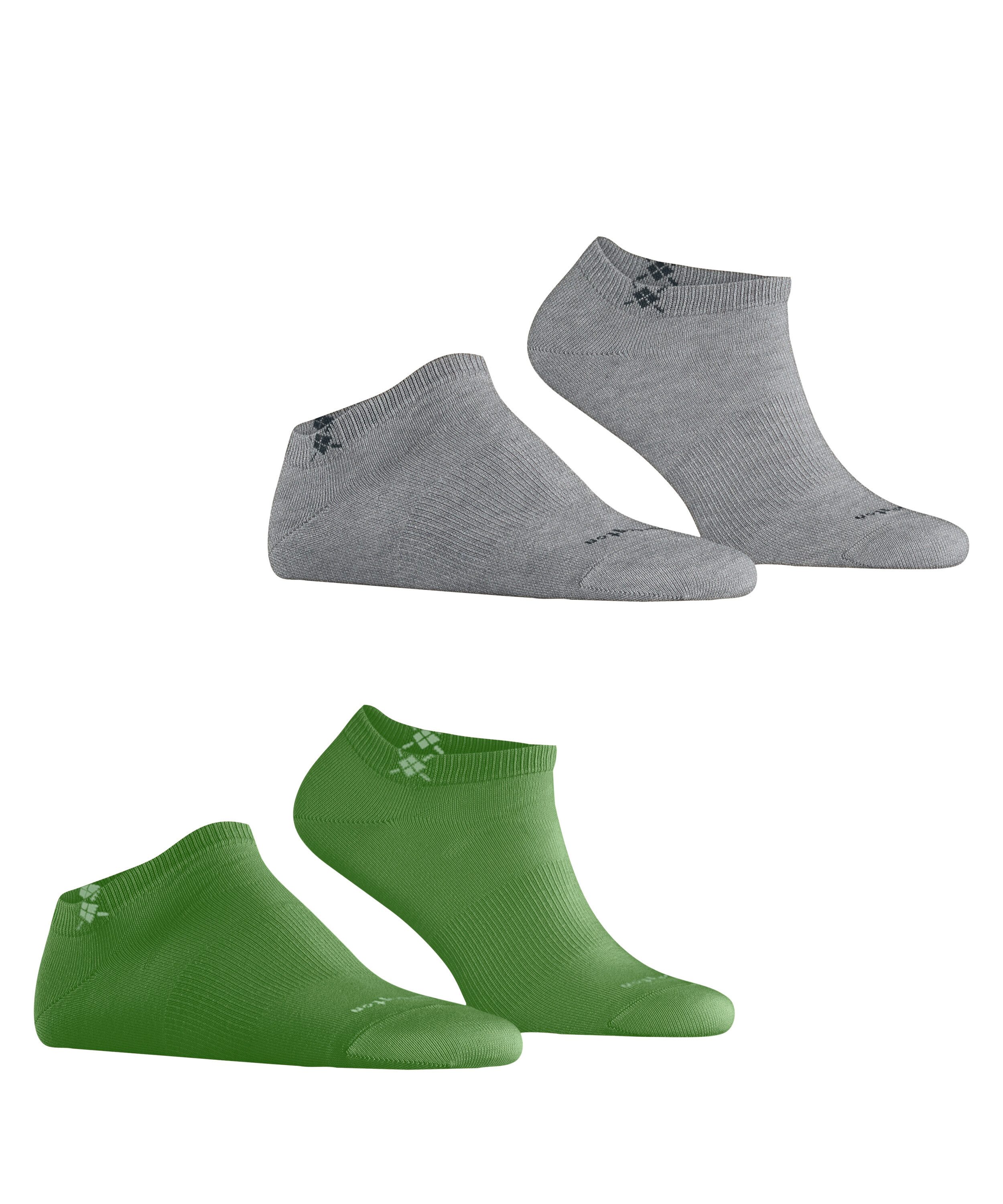 Burlington Sneakersocken Burlington Everyday 2-Pack Herren (2-Paar) aus weicher gekämmter Baumwolle