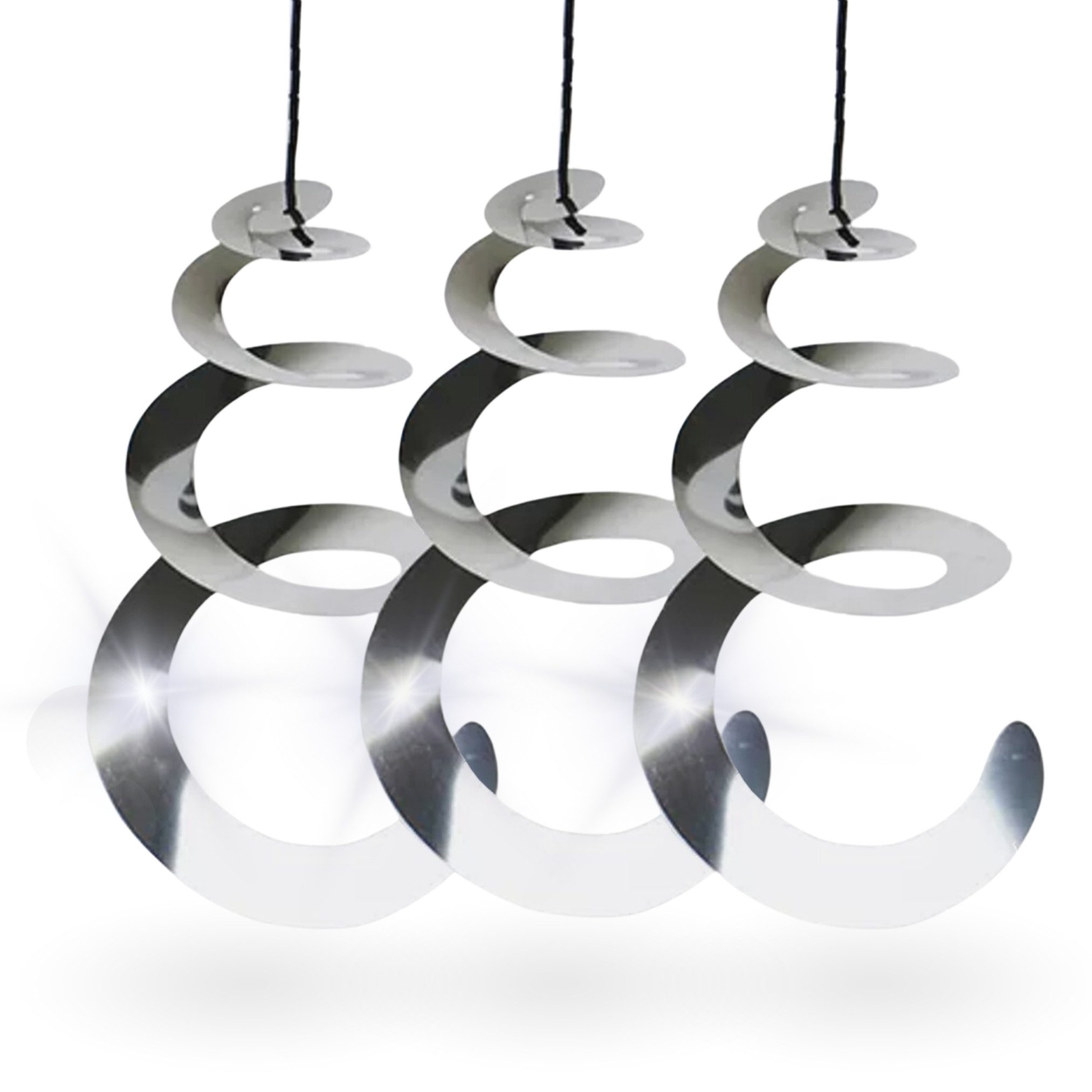 TronicXL Vogelabwehr-Windspiel 3X Windspirale Vogelabwehr Reflektierend Vog günstig online kaufen