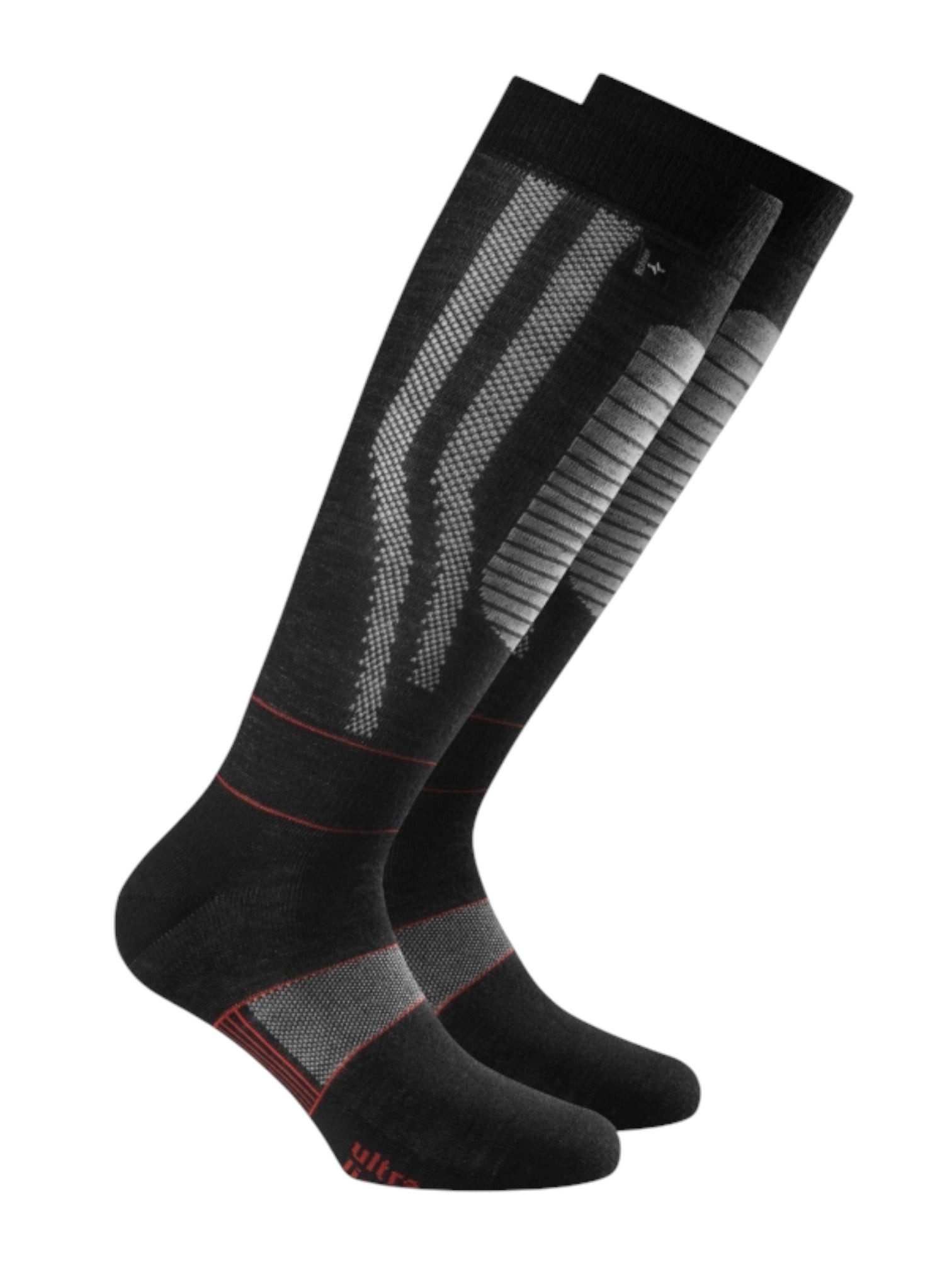 Rohner Socks Skisocken Ultra Light schwarz/grau - 1 Paar