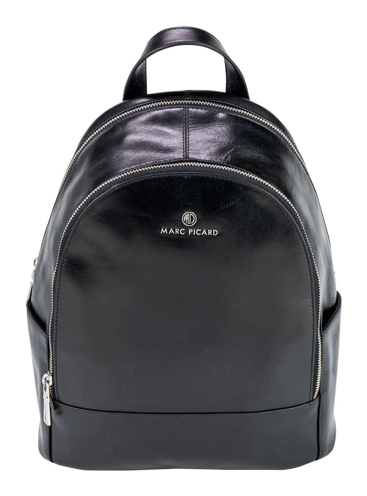Marc Picard Rucksack Backpack, aus echtem Rindsleder
