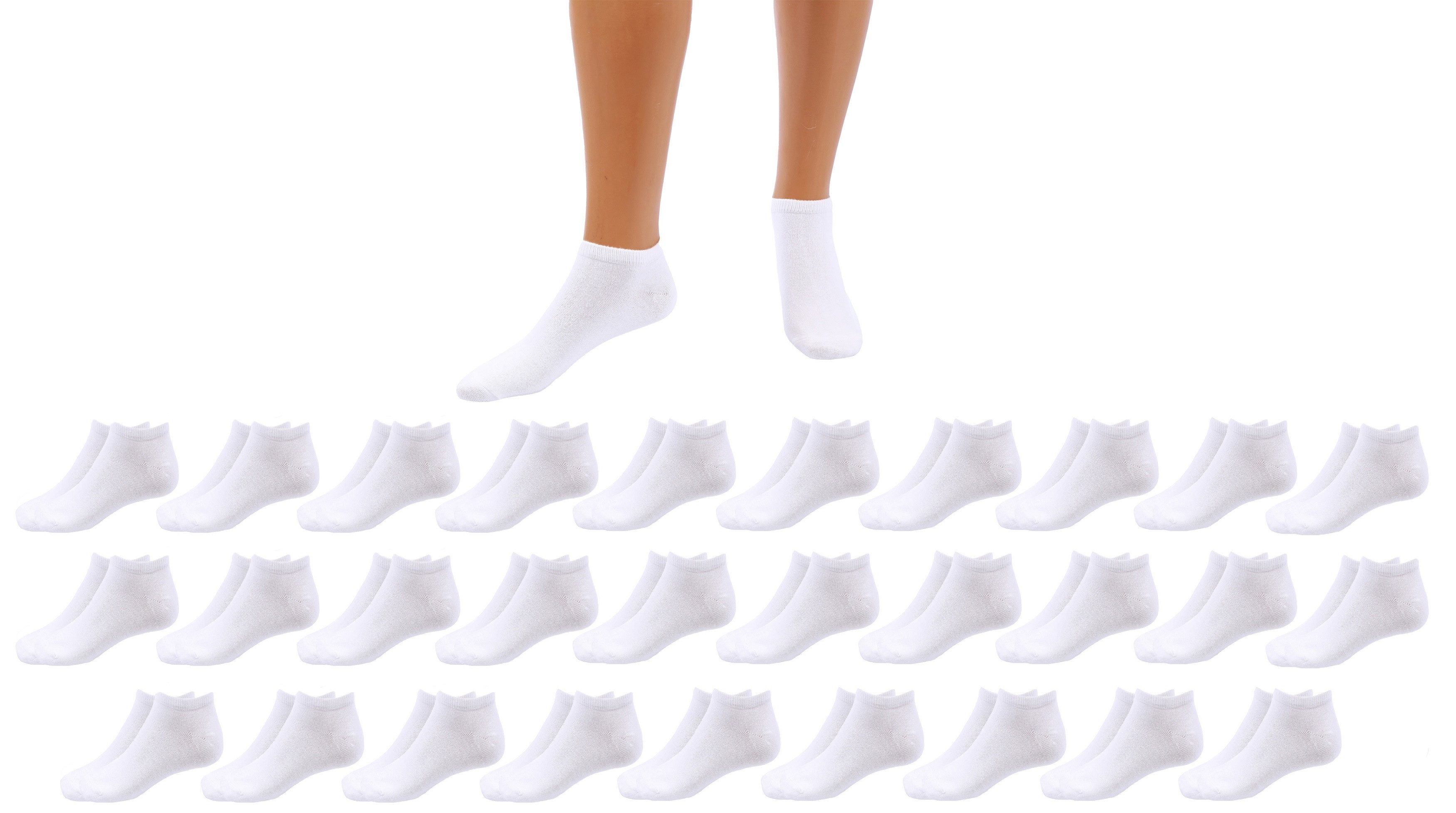 Sneakersocken mit Komfortbund ohne drückende Naht Classic