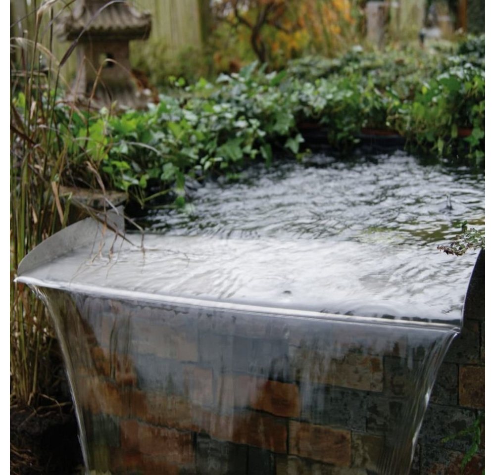 Thumbnail - Ubbink Poolwasserfall Ubbink Brisbane 60 cm - Überlauf-Element, Inox 304 - H6 x 60 x 25 cm