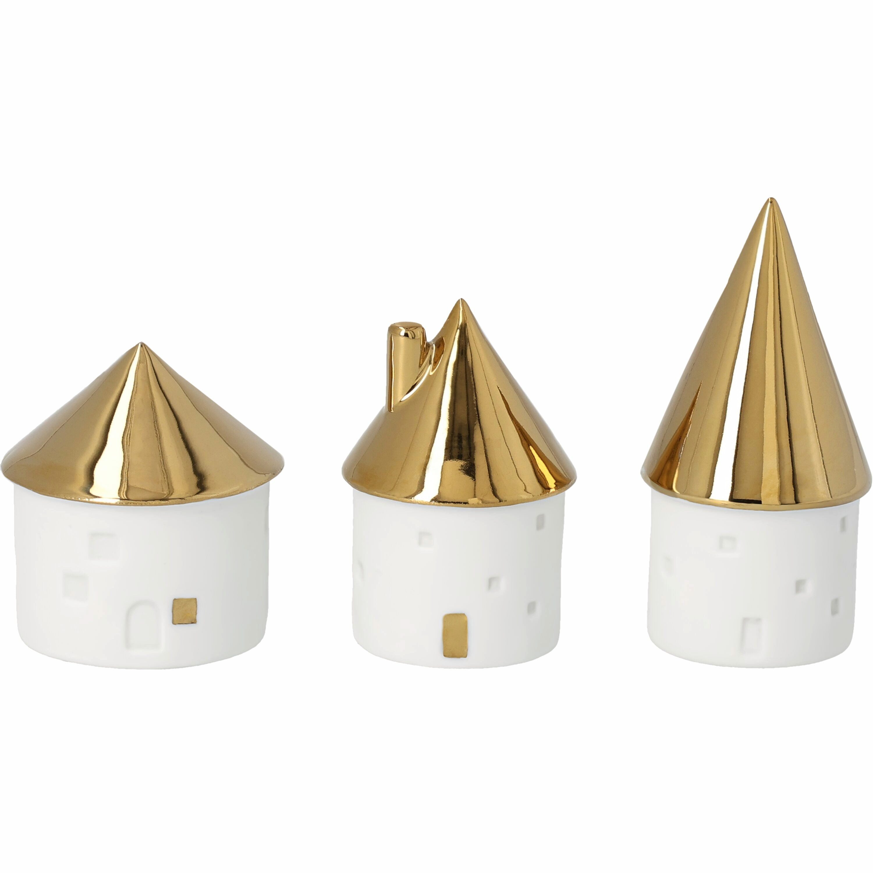 Räder Design Dekofigur Minihäuschen Set aus Porzellan von räder design Weihnachtsdekoration M