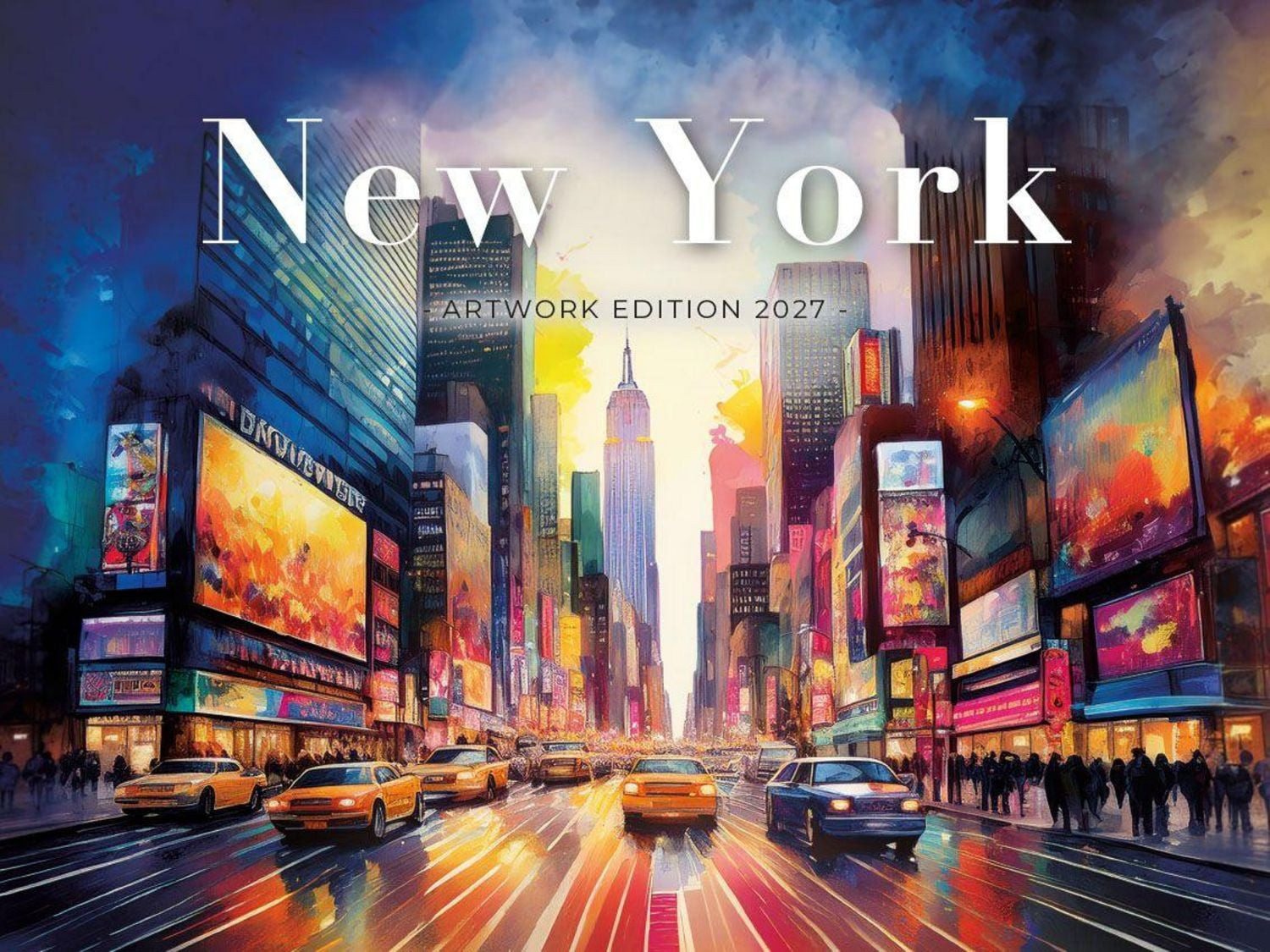 Länderkalender New York Artwork Edition Kalender 2027