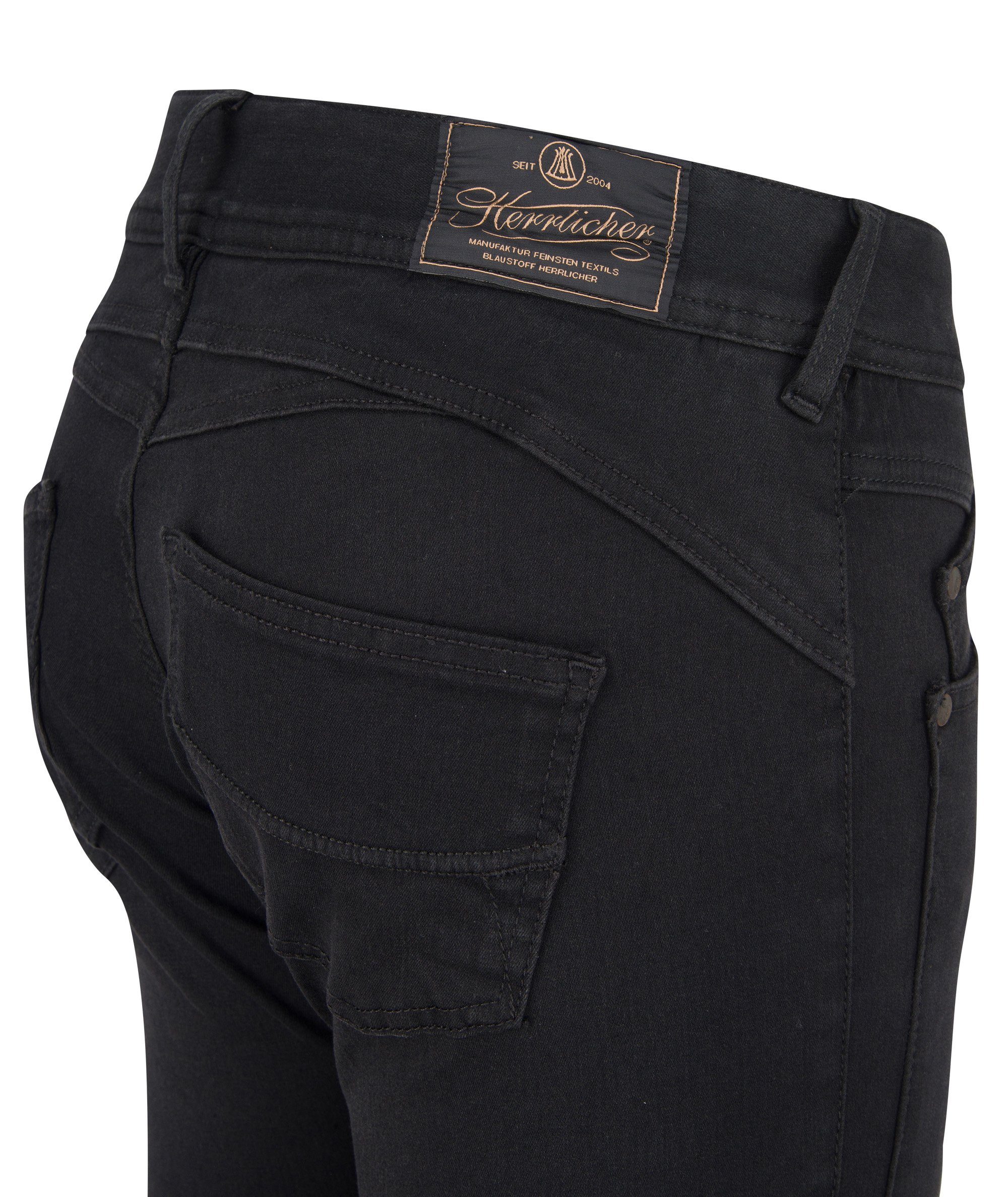 Herrlicher Stretch-Jeans HERRLICHER GILA Slim Reused Denim Black tempest 5606-RD505-671