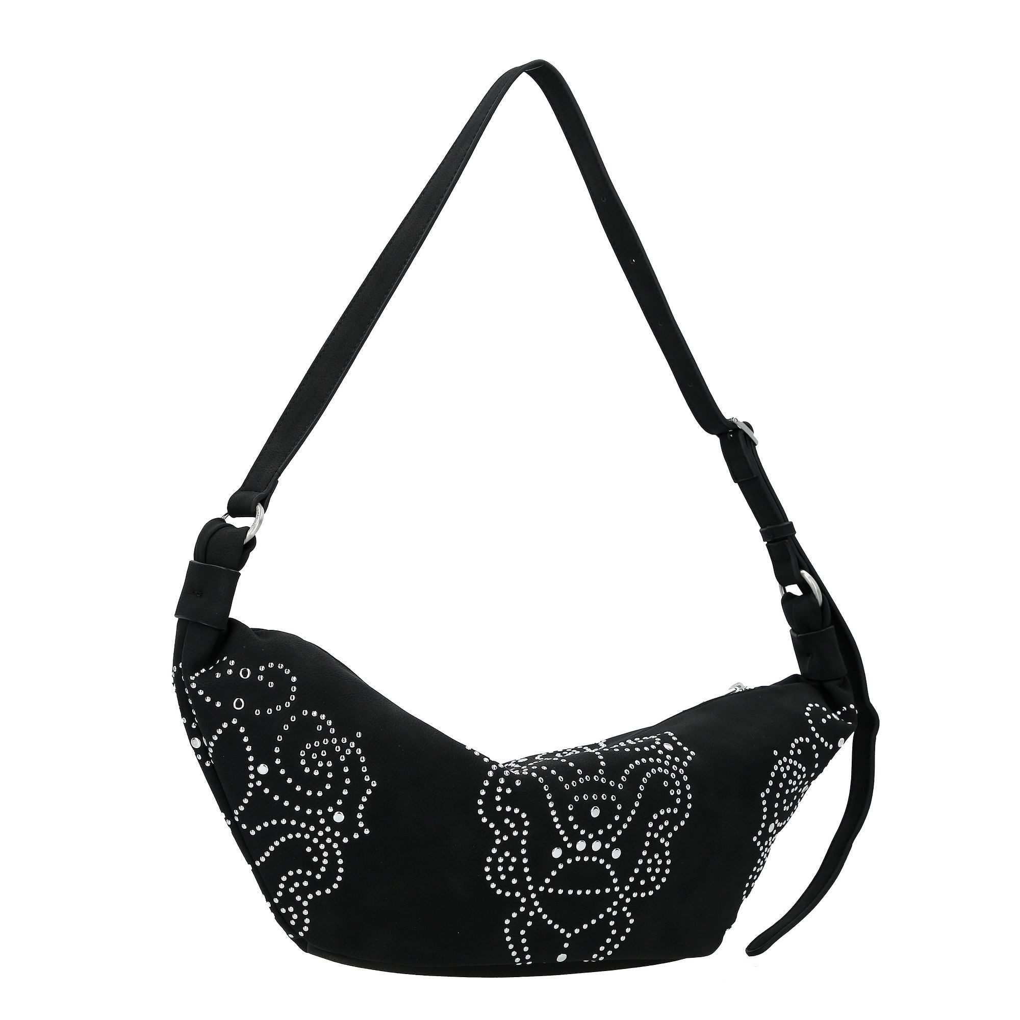 Desigual Schultertasche Poker Face Munster 2.0, Polyurethan