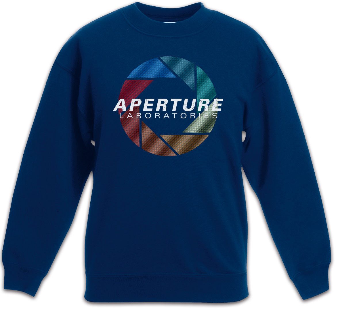 Sweatshirt Aperture Laboratories Logo B Kinderpullover Science Logo Labs Game