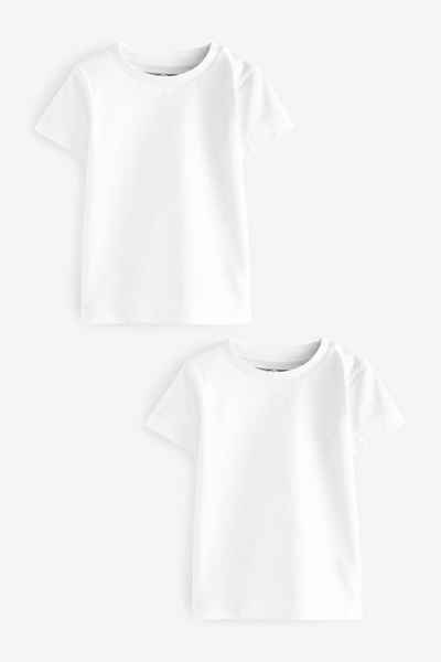 Next T-Shirt Kurzärmlige T-Shirts, 2er-Pack (2-tlg)