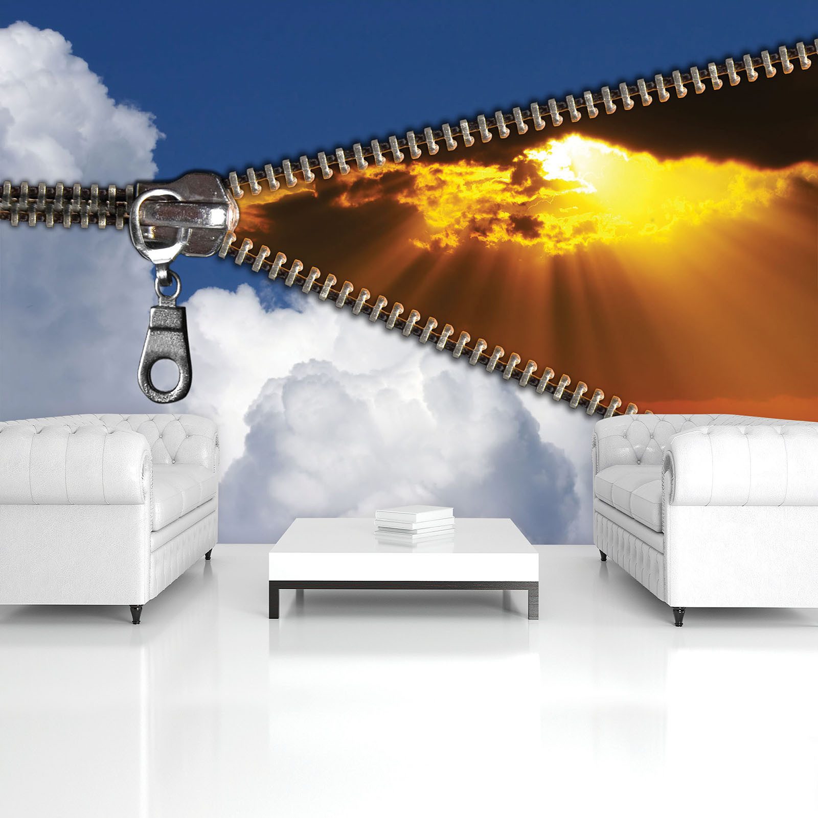 Wallarena Fototapete Himmel Sonne Tapete Wohnzimmer günstig online kaufen
