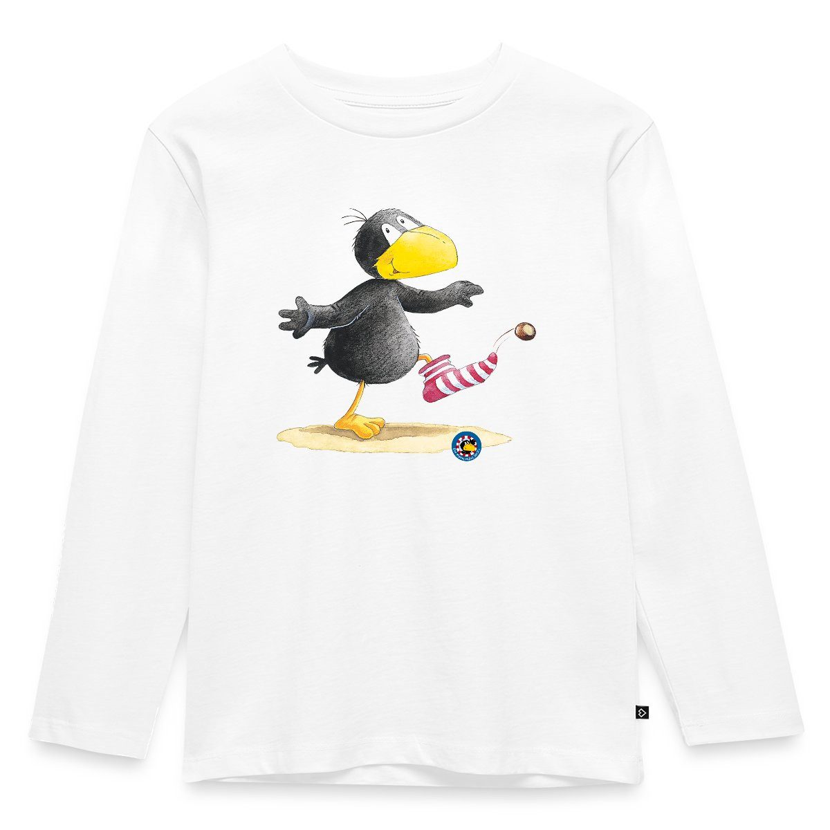 Spreadshirt T-Shirt Der kleine Rabe Socke Kastanie Kinder Premium Langarmshirt (1-tlg)