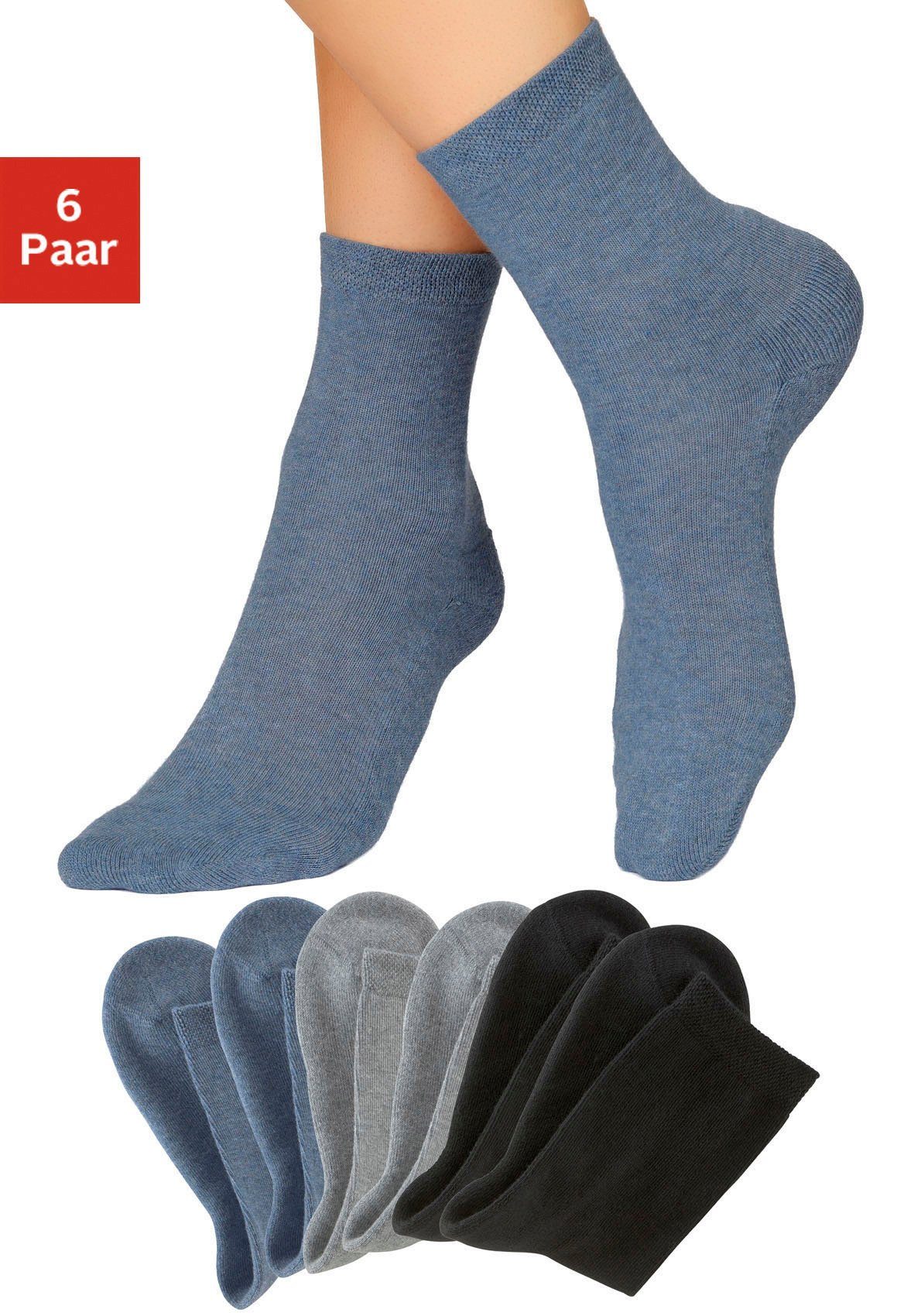 H.I.S Socken (Set, 6-Paar) mit bequemem Frottee