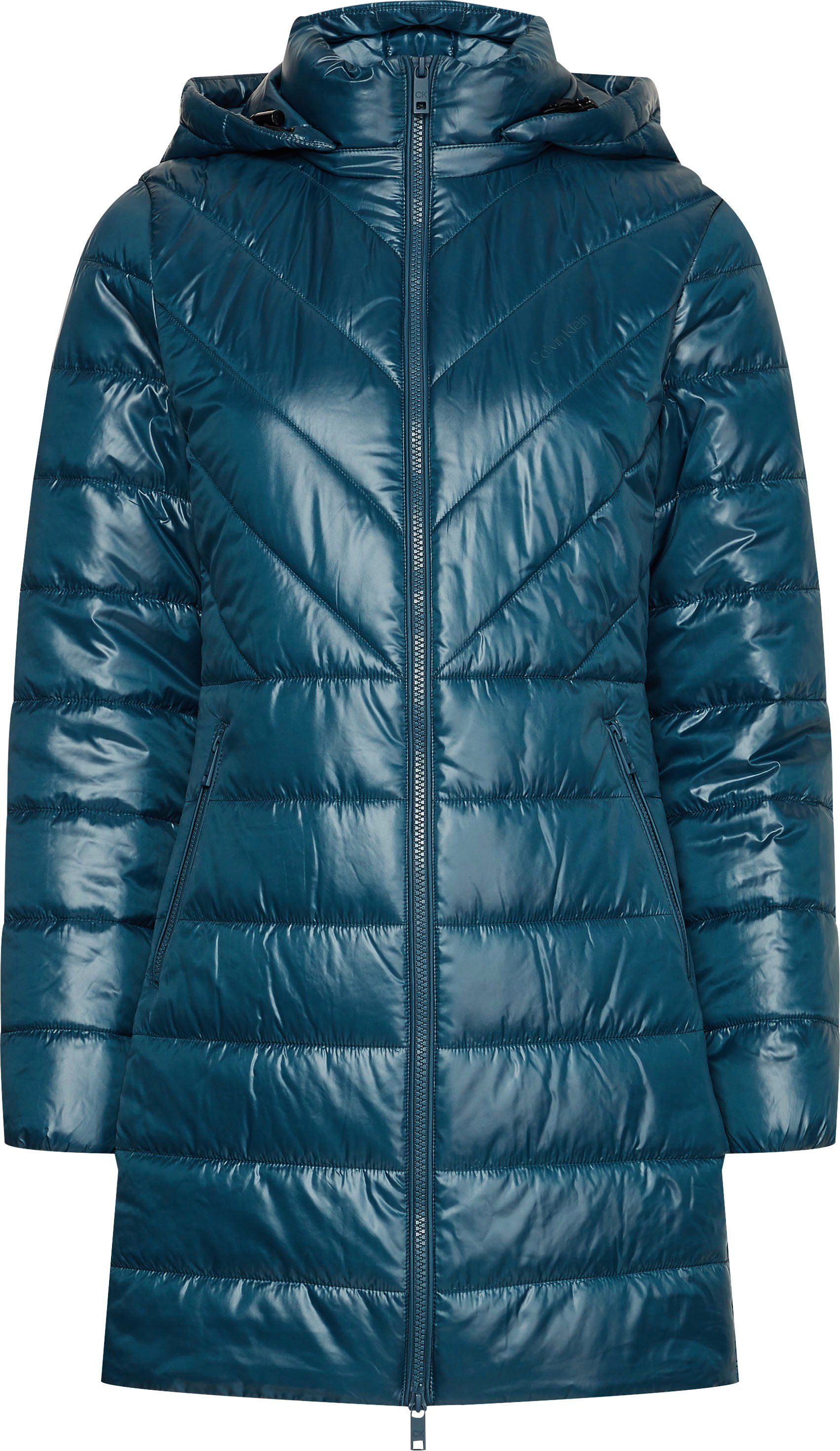 COAT RECYCLED der Klein Logo-Print Steppjacke INCLUSIVE PADDED auf Calvin Curve mit Klein Calvin Brust