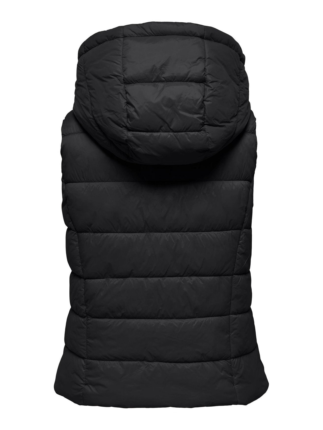 JACQUELINE de YONG Steppweste Puffer Weste Stepp Übergangsjacke mit Kapuze  JDYZULU 6154 in Schwarz-2