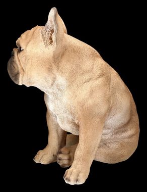 Figuren Shop GmbH Tierfigur Französische Bulldoggen Figur - Tierfigur Hunde Dekofigur
