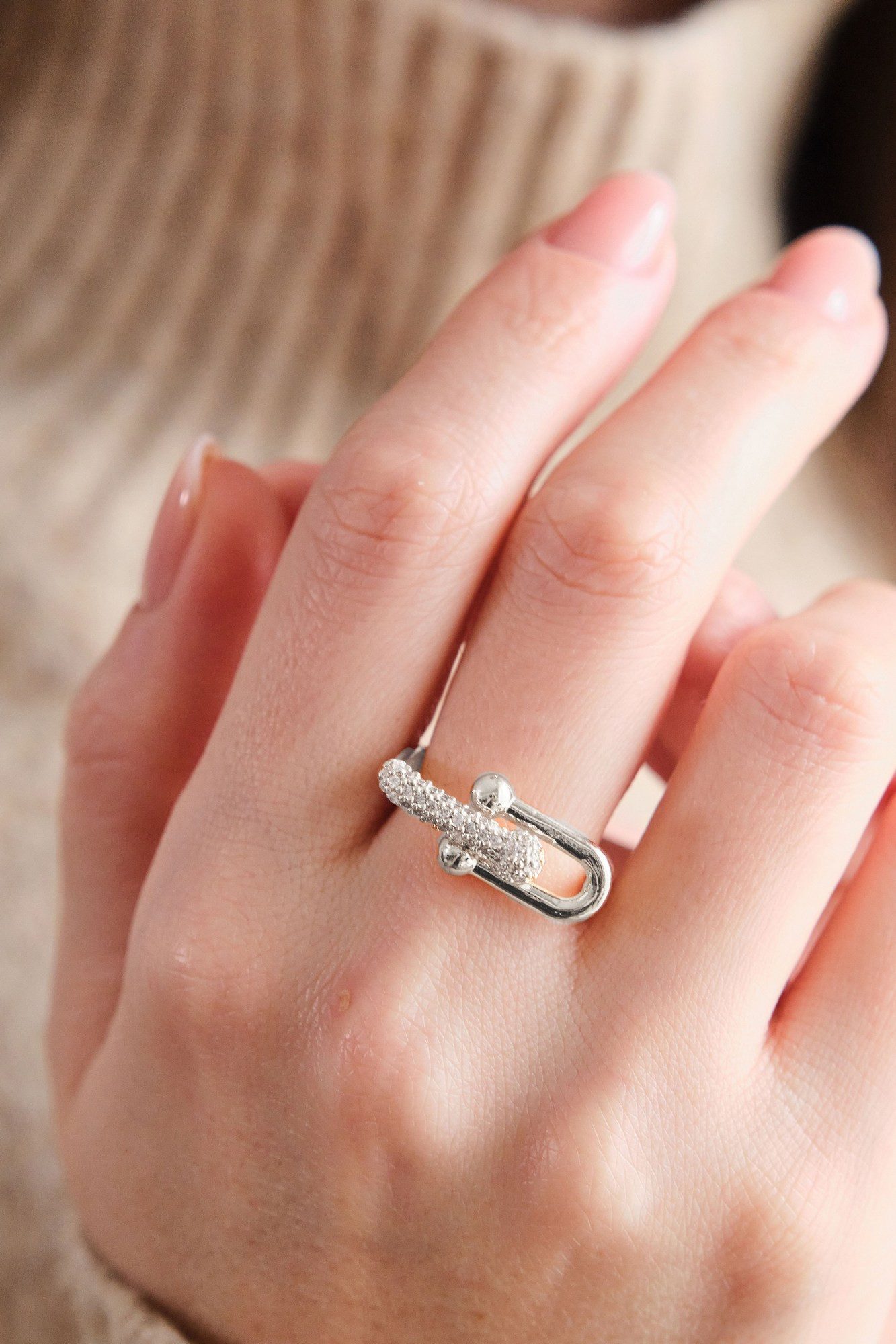 Heliophilia Silver Fingerring BRASS BODY, Adjustable R1385 günstig online kaufen