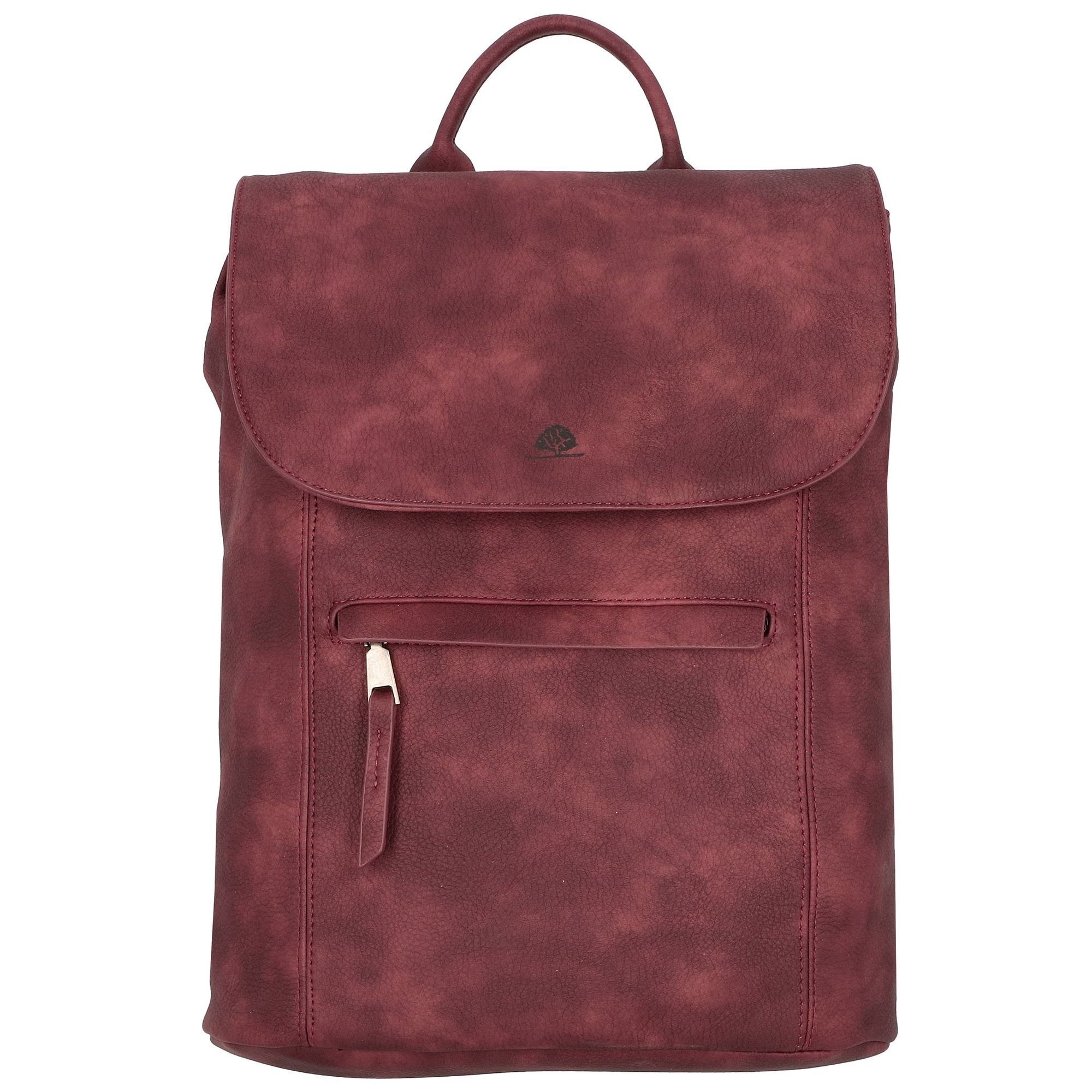 Greenburry Rucksack Mad'l Dasch, Kunstleder vino