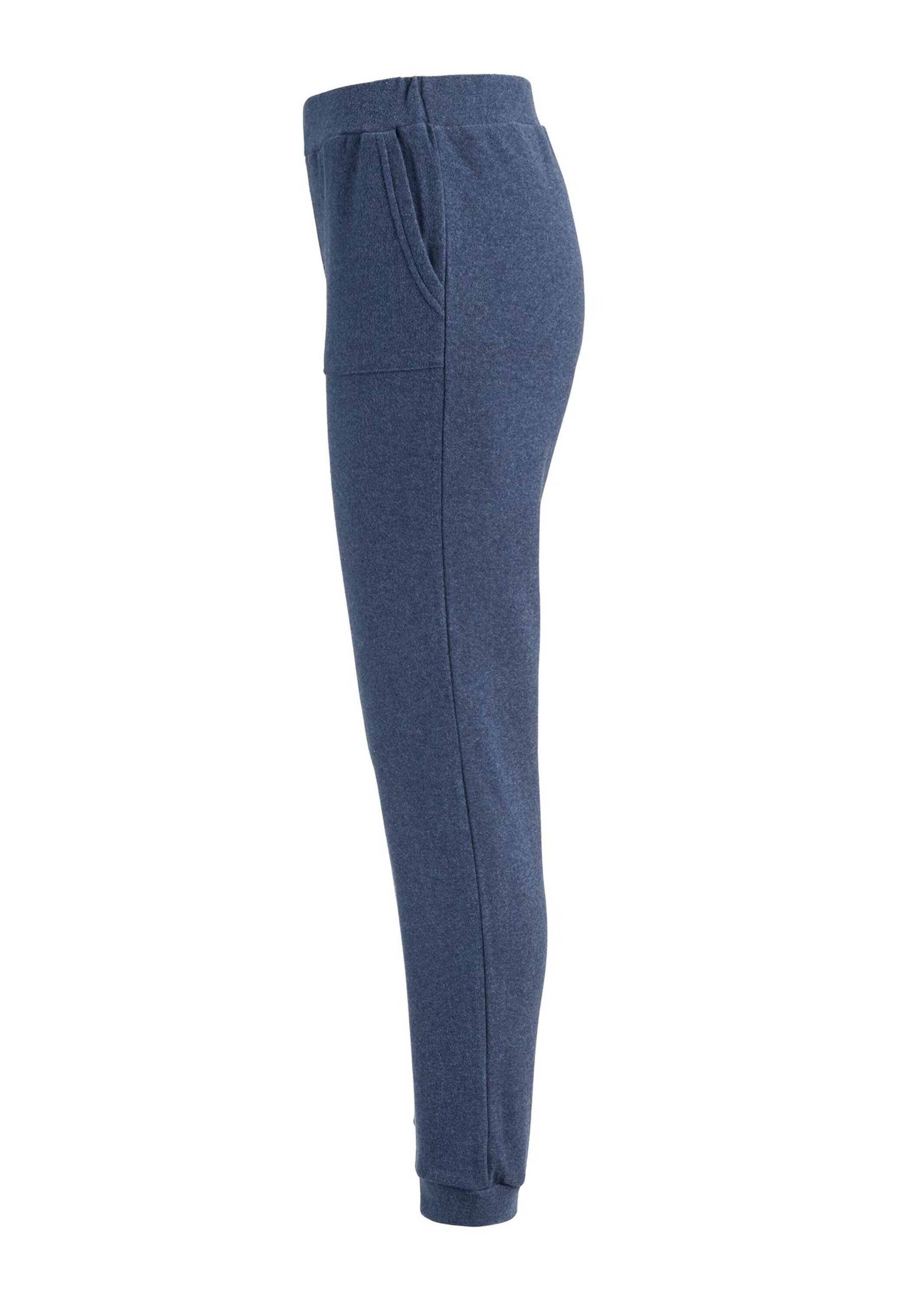 GOLDNER Jogginghose Bequeme Baumwoll-Hose, Dehnbund Gemütliche lange Hose mit Taschen und Bündchen